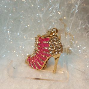 Boot Shoe Pendant with chain